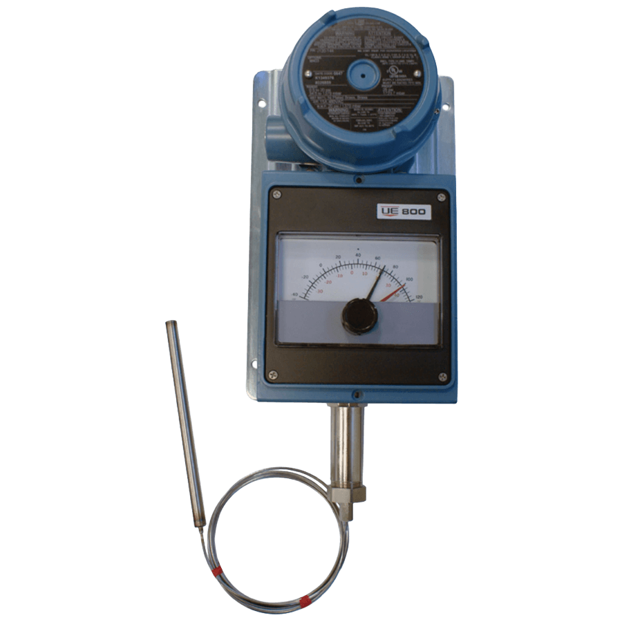 United Electric Temperature Switch, 120 Series Type 820E Models 2BS to 8BS